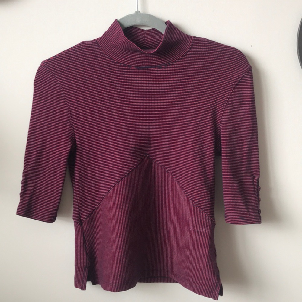 Free People Crop Turtleneck Mockneck
